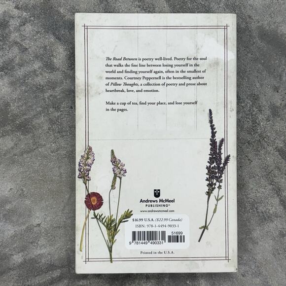 The Road Between By Courtney Pepperbell Preowned Paperback Poetry - Picture 3 of 9